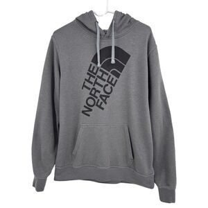 The North Face Mens Grey Logo Pullover Hoodie Sweatshirt Large NF0A3NZA